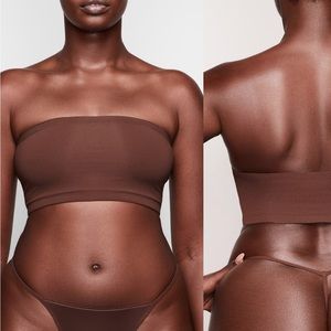 SKIMS Fits Everybody Bandeau Bralette Cocoa